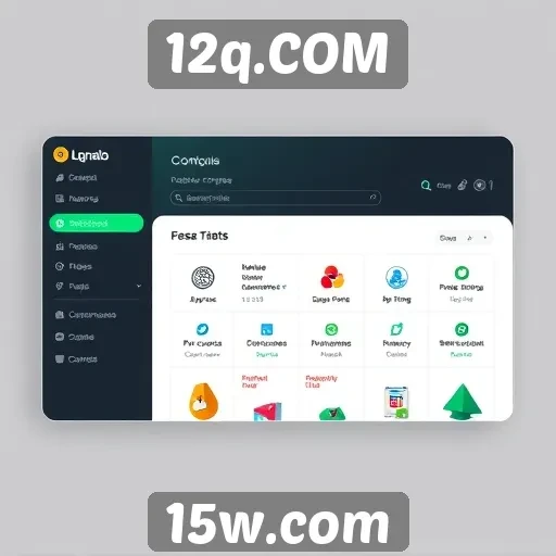 Interface de usuário do 12q.COM é intuitiva e acessível